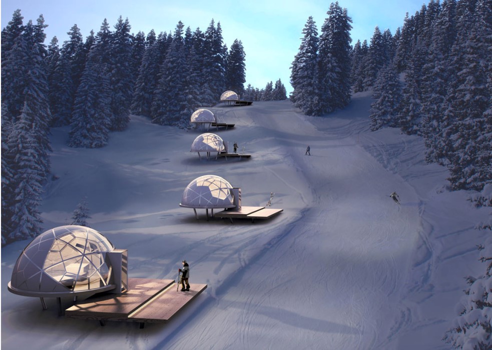 Vivir en una burbuja: así son las casas-cúpula
