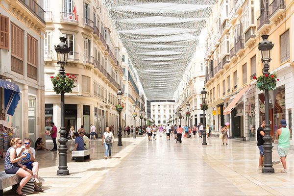 Málaga mercado inmobiliario, inversión retail, Málaga, calle Marques Larios, Alameda Principal